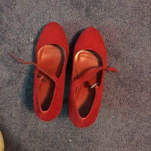 Red high heels